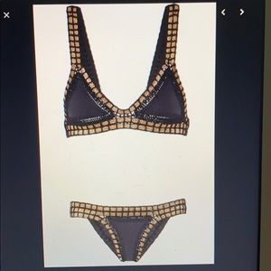 Black and gold KIINI - top and bottom